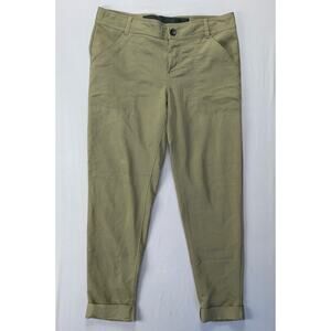 Joe's Jeans Cuffed Microfiber Surplus Style Chino Pants in Dusky Olive. 28, GUC!